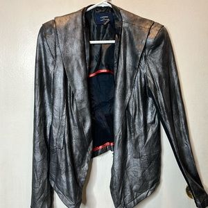 Comme stretchy snake print blazer size L